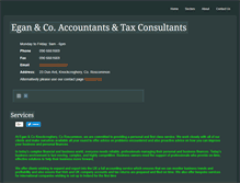Tablet Screenshot of eganaccountancy.com